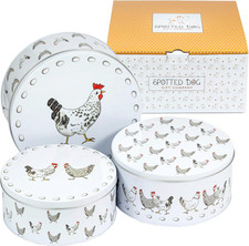 Set Di 3 Scatole Di Latta