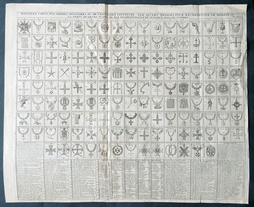Stampa antica chatelain 1713 - stampa,