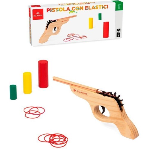 Pistola con elastici - con, tiro