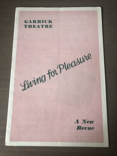 Living for pleasure 1958 revue - 1958,
