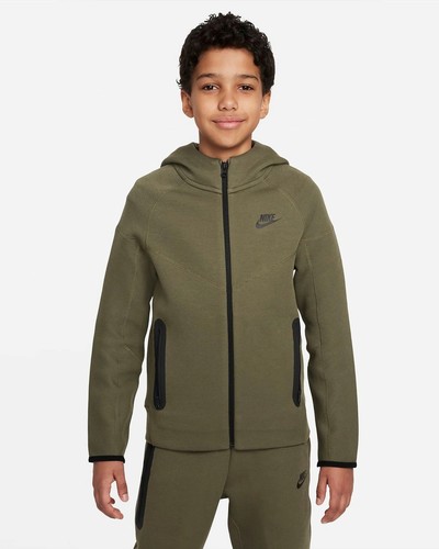 Felpa nike tech fleece - felpa, verde