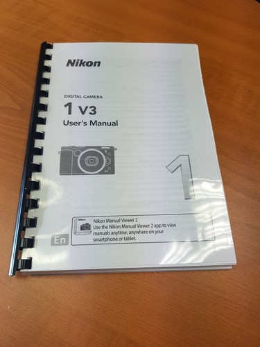 Nikon fotocamera manuale - v3,