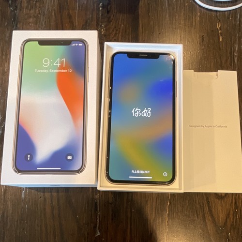 Apple iphone 256gb silver - x,