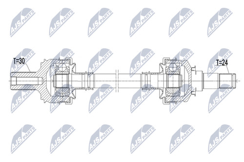 Nty albero motore 743mm - nty, di