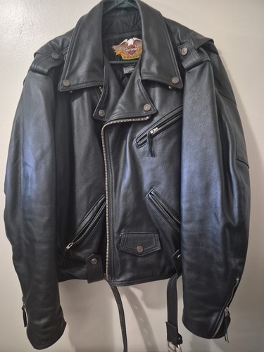 Giacca pelle vintage harley - di,