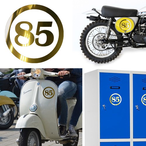 Numero adesivo in - 85,,