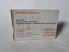 Fiat ritmo diesel - ritmo, uso