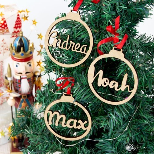 Pallina natale con - natale, nome