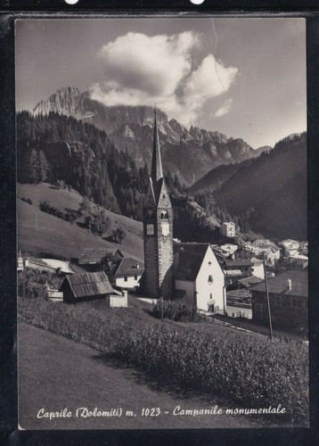 Cartolina caprile dolomiti - caprile,
