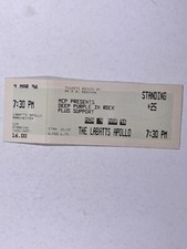 Deep Purple Biglietto Completo