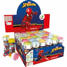 10 BOLLE DI SAPONE SPIDERMAN BAMBINI ANIMAZIONE COMPLEANNO FESTA PARTY 