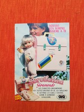  PUBBLICITA' ORIGINALE - ADVERTISING BAMBOLE "SBRODOLINA" GIG anni 80