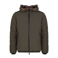 PEOPLE OF SHIBUYA   GIUBBINO UOMO  REVERSIBILE CON CAPPUCCIO VERDE  TGL 52