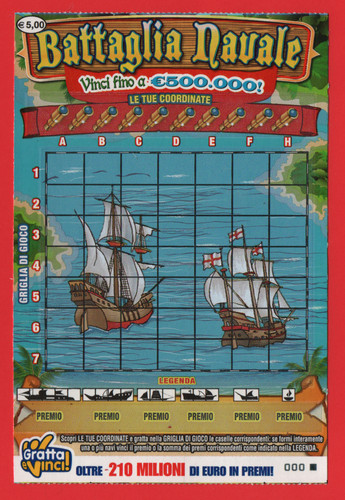 Gratta vinci lotteria - e,