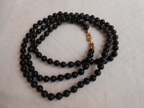 Collana monet sfere vetro - monet, in