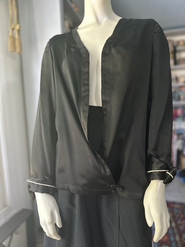 Giacca donna raso - seta, nero