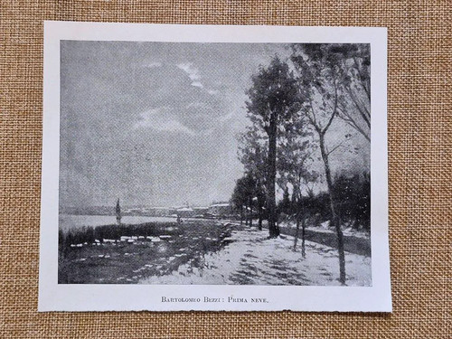 Prima neve quadro - neve, di