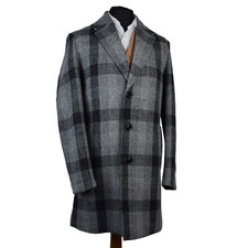 Cappotto lungo quadri - lungo, harris