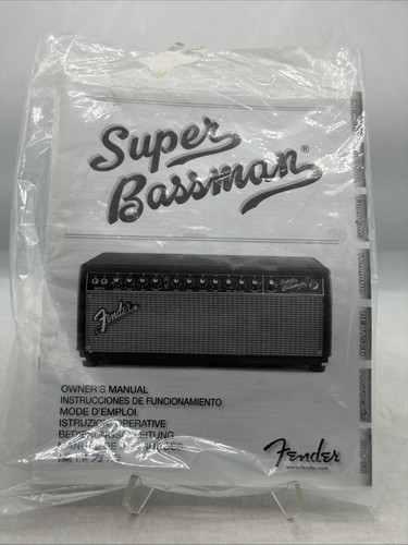 Fender super bassman manuale - fender,