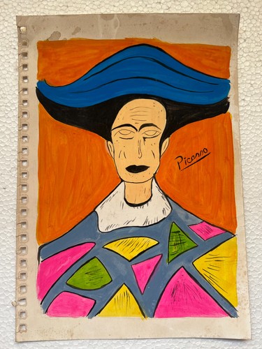 Pablo picasso disegno carta - pablo, su