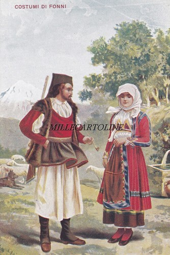 Fonni costumi sardi - costumi,