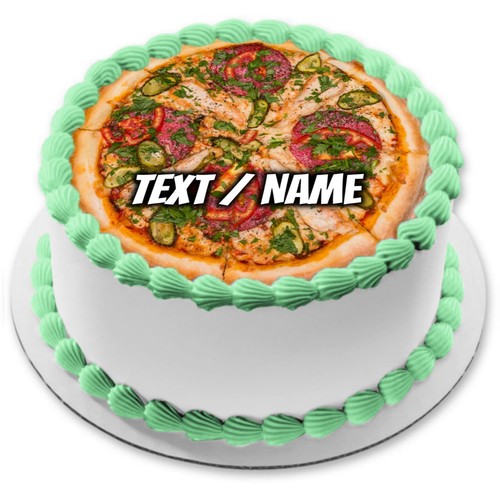 Topper torta pizza festa