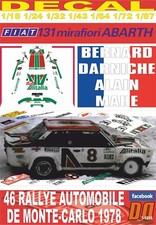 DECAL FIAT 131 ABARTH