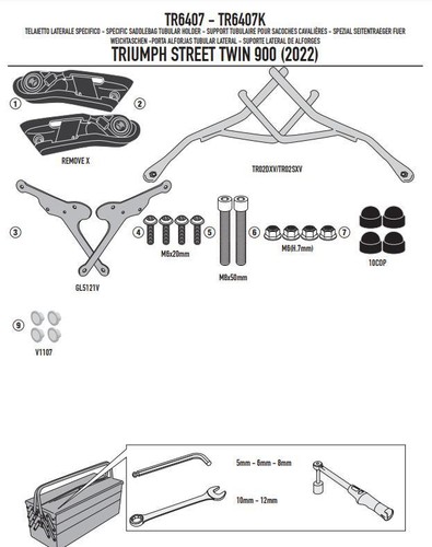 Givi telaietto remove per - givi,