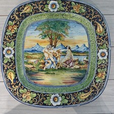 CERAMICA PIATTO DECORATO