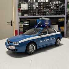 Modellino auto polizia italiana Triple9 1:18 Alfa Romeo 156 1998 Polizia 
