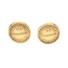 Orecchini rotondi CHANEL logo