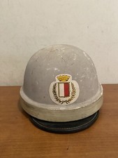 CASCO VINTAGE UBOTT MOTOCICLISTA POLIZIA MUNICIPALE BARI- TAGLIA 57
