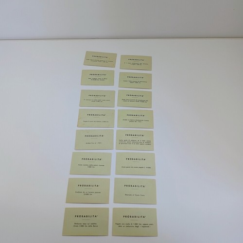 Probabilità monopoli lire - probabilità,
