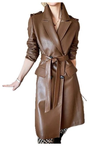 Trench coat donna lungo - , in