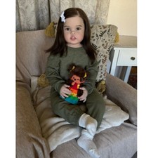 Bambola neonato dipinta