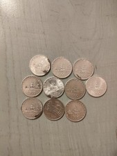 Lotto di 10 monete da 500 Lire