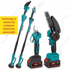 Motosega e forbici elettriche