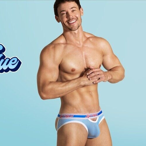 Jockstrap blu zucchero