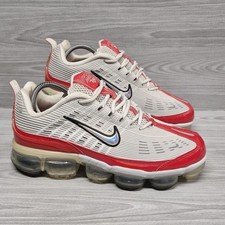 Nike Air Vapormax 360 Uomo 8.5 UK Vast Grigio Bianco Particella University Rosso