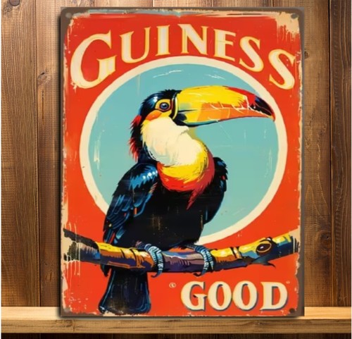 Guinness insegna vintage - insegna,