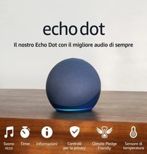 Amazon Echo Dot (Ultimo Modello 2025) Altoparlante intelligente ALEXA, Blu notte