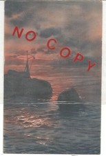 Paesaggio marino notturno.