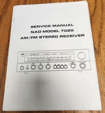 NAD 7020 Ricevitore Manuale di