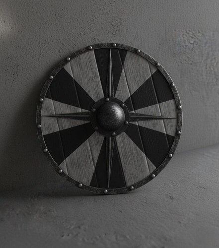 Handmade viking shield 24in - viking,