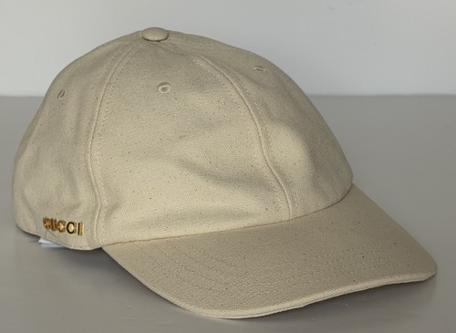 Gucci gold tone logo baseball - gold-tone,