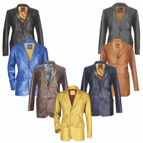 Giacca blazer uomo - vera, pelle