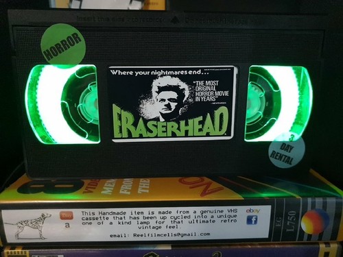 Retro vhs lamp eraserhead - vhs, lamp,eraserhead