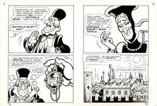 MAGNUS - Tavola originale "La Compagnia della Forca" n.10 p.6-7