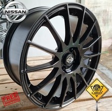 Kit 4 Cerchi in lega da 15" Compatibili con Nissan Micra 3 4 5 2006 a 2024+ Note