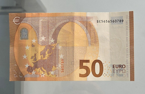 Draghi rara banconota euro - draghi,